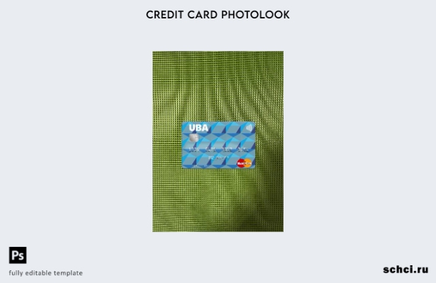 цифровая загрузка Албания Объединенный банк Албании шаблон Mastercard Photolook 